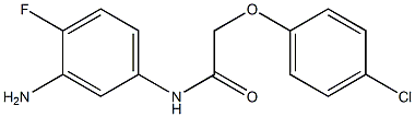 N-(3-amino-4-fluorophenyl)-2-(4-chlorophenoxy)acetamide Structure