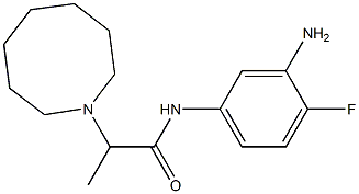 N-(3-amino-4-fluorophenyl)-2-(azocan-1-yl)propanamide