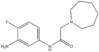 N-(3-amino-4-fluorophenyl)-2-azepan-1-ylacetamide