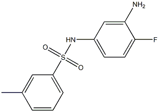 N-(3-amino-4-fluorophenyl)-3-methylbenzenesulfonamide Structure