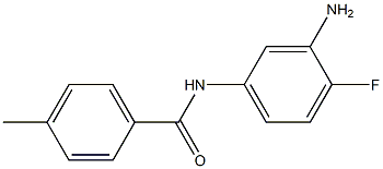 N-(3-amino-4-fluorophenyl)-4-methylbenzamide Structure