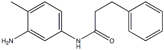 N-(3-amino-4-methylphenyl)-3-phenylpropanamide Struktur