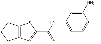 N-(3-amino-4-methylphenyl)-5,6-dihydro-4H-cyclopenta[b]thiophene-2-carboxamide
