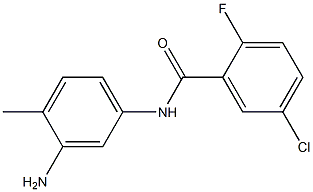 N-(3-amino-4-methylphenyl)-5-chloro-2-fluorobenzamide Structure