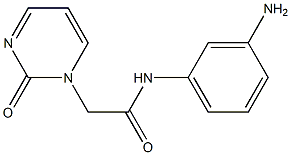 N-(3-aminophenyl)-2-(2-oxopyrimidin-1(2H)-yl)acetamide Structure