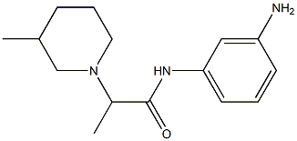 N-(3-aminophenyl)-2-(3-methylpiperidin-1-yl)propanamide