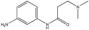 N-(3-aminophenyl)-3-(dimethylamino)propanamide Struktur