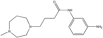 N-(3-aminophenyl)-4-(4-methyl-1,4-diazepan-1-yl)butanamide Structure