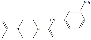 N-(3-aminophenyl)-4-acetylpiperazine-1-carboxamide