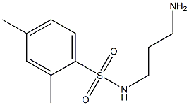 N-(3-aminopropyl)-2,4-dimethylbenzene-1-sulfonamide