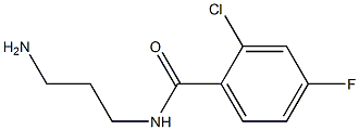 N-(3-aminopropyl)-2-chloro-4-fluorobenzamide Structure