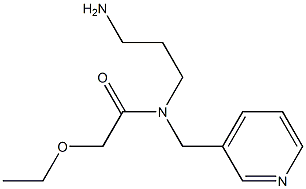 N-(3-aminopropyl)-2-ethoxy-N-(pyridin-3-ylmethyl)acetamide