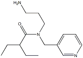 N-(3-aminopropyl)-2-ethyl-N-(pyridin-3-ylmethyl)butanamide
