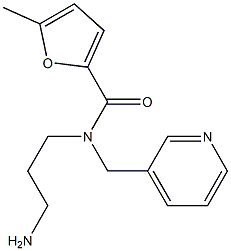 N-(3-aminopropyl)-5-methyl-N-(pyridin-3-ylmethyl)furan-2-carboxamide