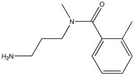 N-(3-aminopropyl)-N,2-dimethylbenzamide Structure