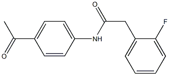 N-(4-acetylphenyl)-2-(2-fluorophenyl)acetamide