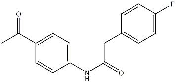 N-(4-acetylphenyl)-2-(4-fluorophenyl)acetamide