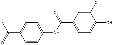N-(4-acetylphenyl)-3-chloro-4-hydroxybenzamide|