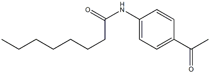 N-(4-acetylphenyl)octanamide Structure