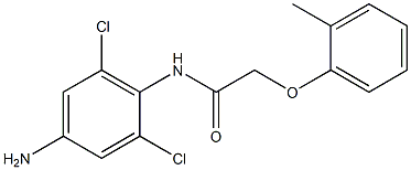 N-(4-amino-2,6-dichlorophenyl)-2-(2-methylphenoxy)acetamide