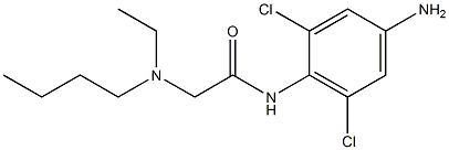 N-(4-amino-2,6-dichlorophenyl)-2-[butyl(ethyl)amino]acetamide