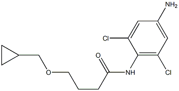 N-(4-amino-2,6-dichlorophenyl)-4-(cyclopropylmethoxy)butanamide