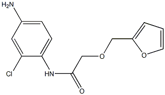 N-(4-amino-2-chlorophenyl)-2-(2-furylmethoxy)acetamide Structure