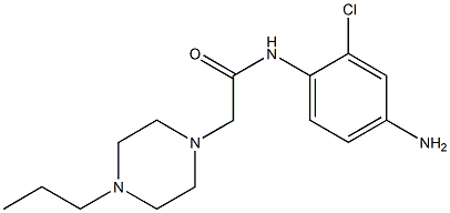 N-(4-amino-2-chlorophenyl)-2-(4-propylpiperazin-1-yl)acetamide
