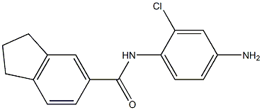 N-(4-amino-2-chlorophenyl)-2,3-dihydro-1H-indene-5-carboxamide