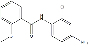 N-(4-amino-2-chlorophenyl)-2-methoxybenzamide 结构式