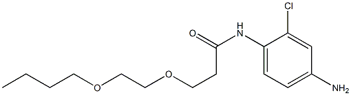 N-(4-amino-2-chlorophenyl)-3-(2-butoxyethoxy)propanamide Structure
