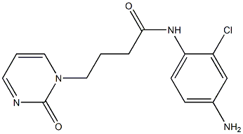 N-(4-amino-2-chlorophenyl)-4-(2-oxo-1,2-dihydropyrimidin-1-yl)butanamide