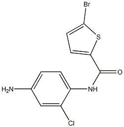 N-(4-amino-2-chlorophenyl)-5-bromothiophene-2-carboxamide Structure