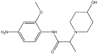 N-(4-amino-2-methoxyphenyl)-2-(4-hydroxypiperidin-1-yl)propanamide