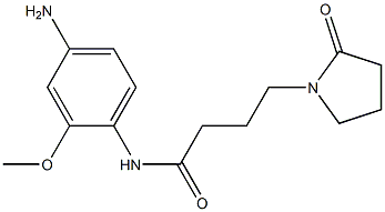 N-(4-amino-2-methoxyphenyl)-4-(2-oxopyrrolidin-1-yl)butanamide