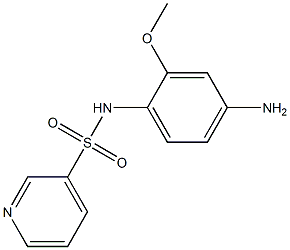 N-(4-amino-2-methoxyphenyl)pyridine-3-sulfonamide Struktur