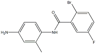 N-(4-amino-2-methylphenyl)-2-bromo-5-fluorobenzamide Structure