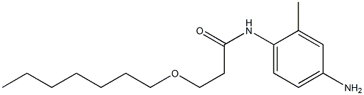 N-(4-amino-2-methylphenyl)-3-(heptyloxy)propanamide