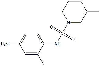 N-(4-amino-2-methylphenyl)-3-methylpiperidine-1-sulfonamide
