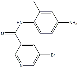 N-(4-amino-2-methylphenyl)-5-bromopyridine-3-carboxamide Structure