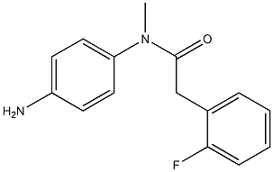 N-(4-aminophenyl)-2-(2-fluorophenyl)-N-methylacetamide Structure