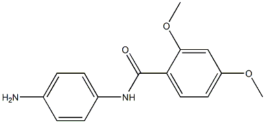 N-(4-aminophenyl)-2,4-dimethoxybenzamide 结构式