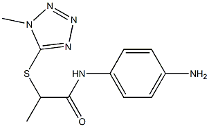 N-(4-aminophenyl)-2-[(1-methyl-1H-1,2,3,4-tetrazol-5-yl)sulfanyl]propanamide