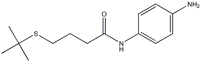 N-(4-aminophenyl)-4-(tert-butylsulfanyl)butanamide|