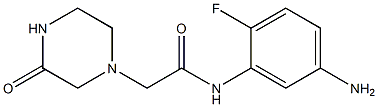 N-(5-amino-2-fluorophenyl)-2-(3-oxopiperazin-1-yl)acetamide