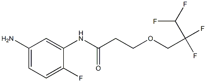 N-(5-amino-2-fluorophenyl)-3-(2,2,3,3-tetrafluoropropoxy)propanamide