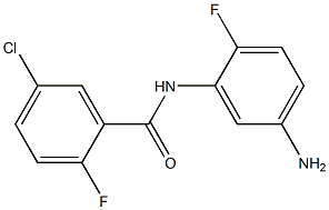 N-(5-amino-2-fluorophenyl)-5-chloro-2-fluorobenzamide Struktur