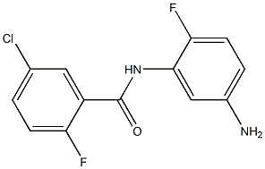 N-(5-amino-2-fluorophenyl)-5-chloro-2-fluorobenzamide Structure