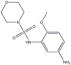 N-(5-amino-2-methoxyphenyl)morpholine-4-sulfonamide