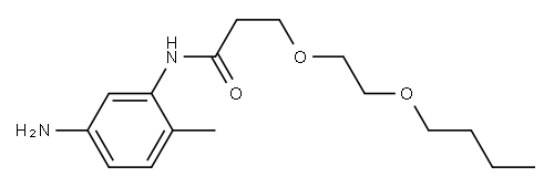 N-(5-amino-2-methylphenyl)-3-(2-butoxyethoxy)propanamide